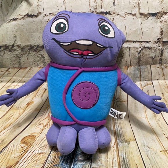 Toy Factory DREAMWORKS HOME OH Main Boov Purple Alien PLUSH Stuffed Animal - Picture 2 of 3